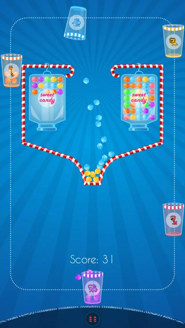 100 Candy. Catch and Save The Balls Free Screenshots