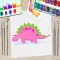 Dinosaur Kid Coloring Book