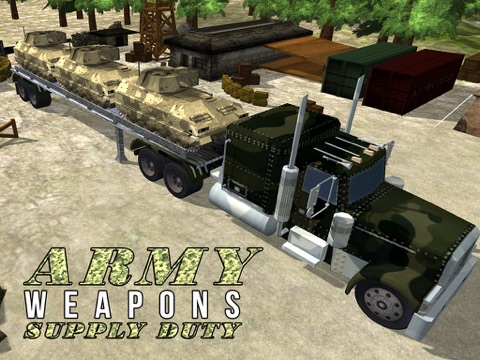 3D Army Cargo Truck Simulator – Ultimate lorry driving & parking simulation game iPad Screenshots