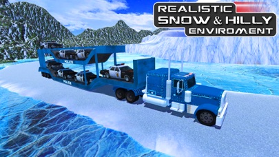 Offroad Police Car Transporter & Truck Steering Screenshots