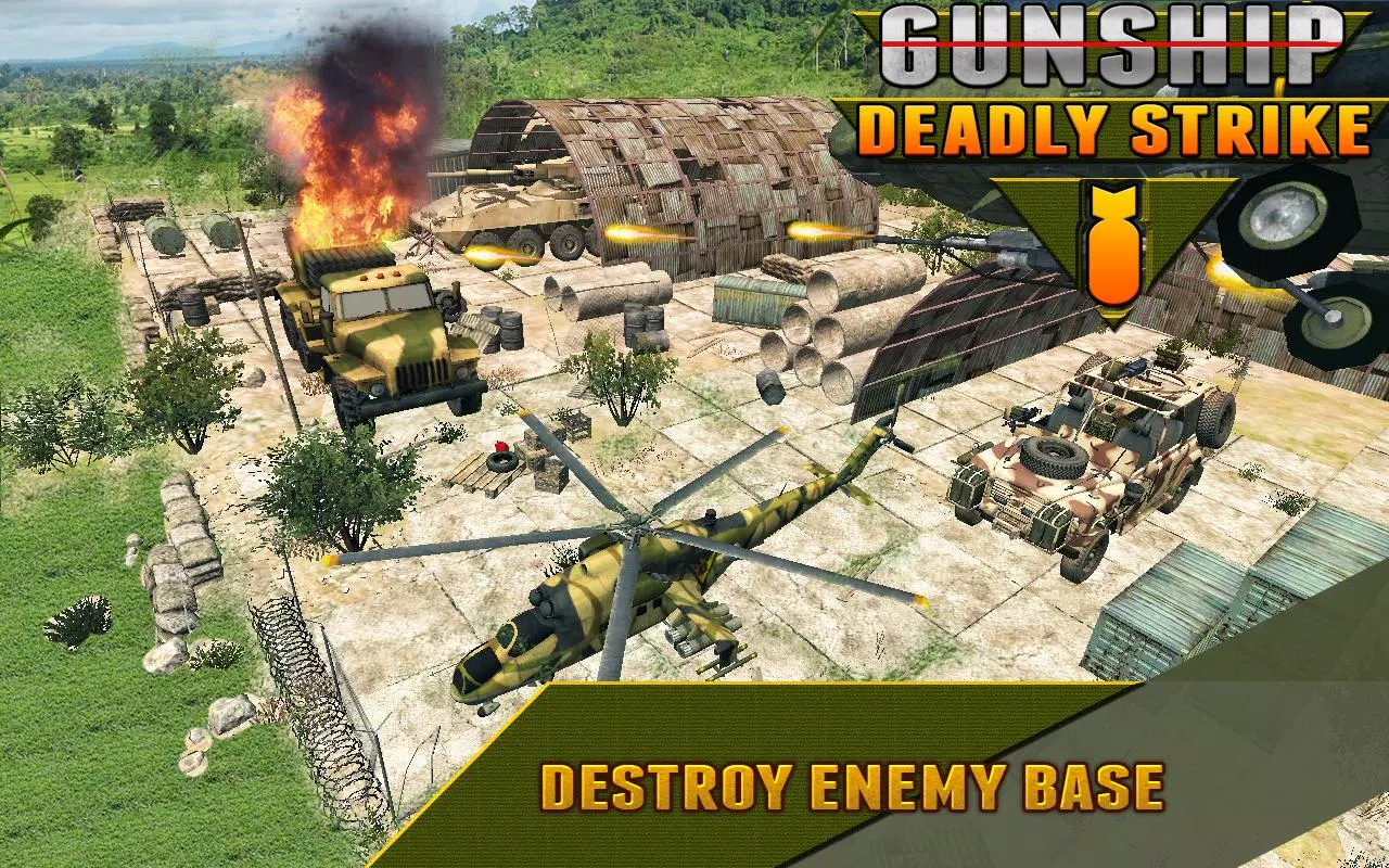 Gunship Deadly Strike 3D Screenshots