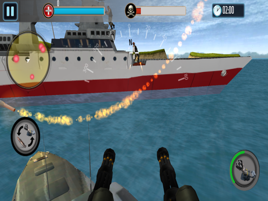 Captures d'écran de Navy Gunner Shoot War 3D iPad 