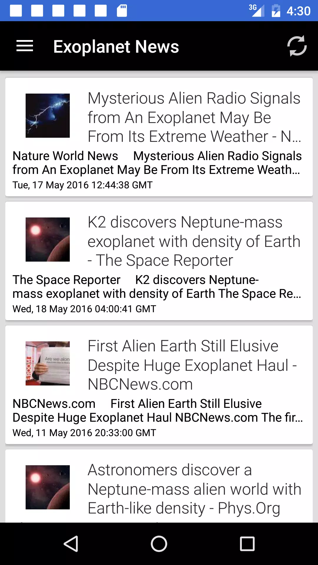 Astronomy & Space News by News应用截图
