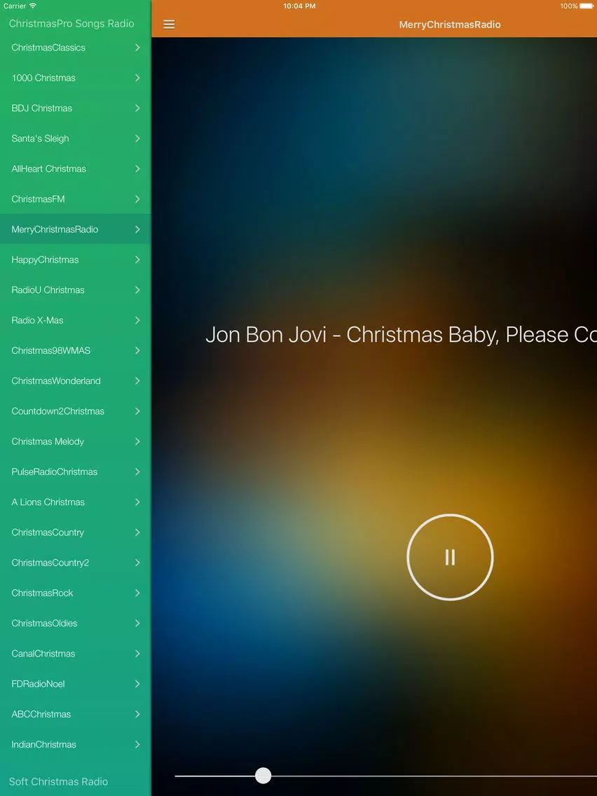 Christmas Songs & Music Pro - Radio, Xmas Carols & Kid's Music iPad Screenshots