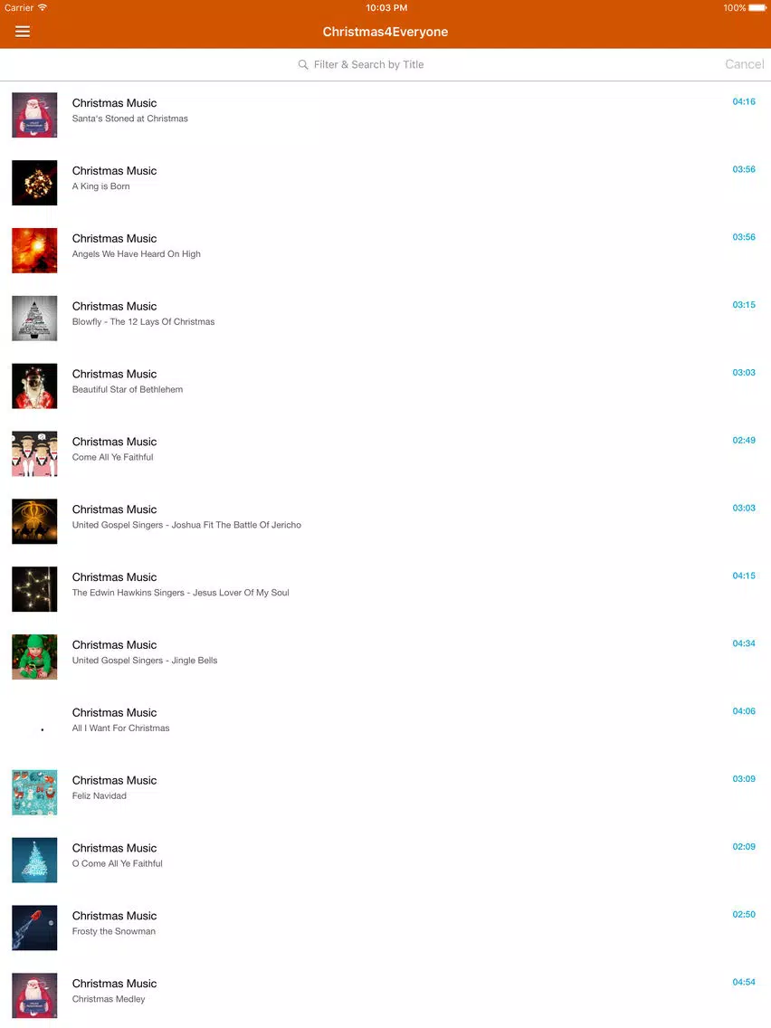 Christmas Songs & Music Pro - Radio, Xmas Carols & Kid's Music iPad Screenshots
