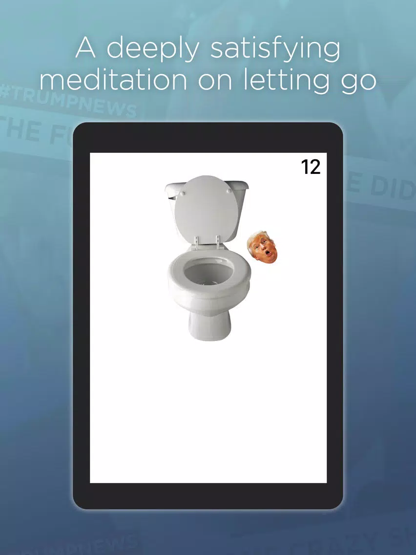 Tangkapan layar Trump Toilet Toss iPad 