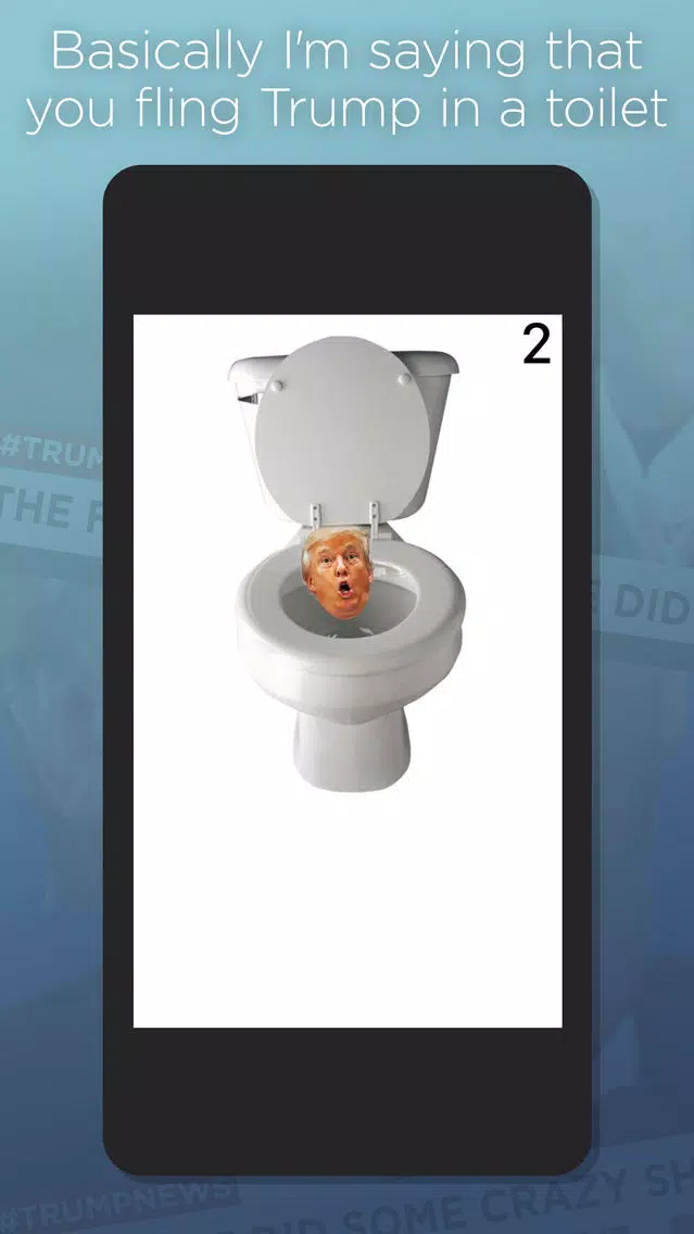 Tangkapan layar Trump Toilet Toss