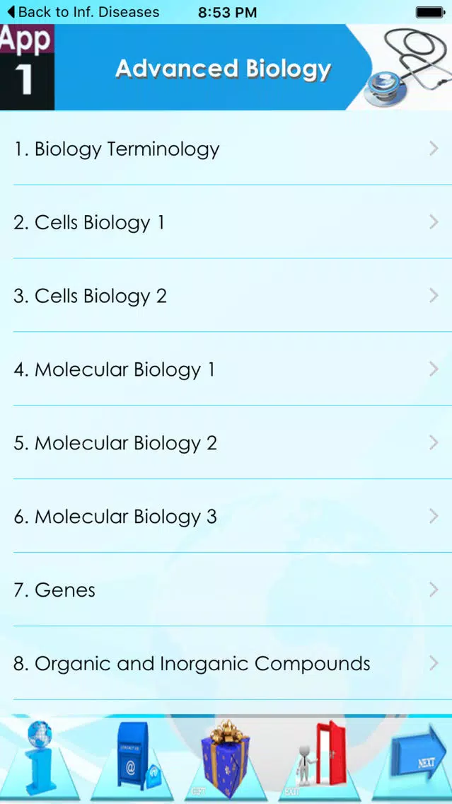 Advanced Biology +2000 Quizzes Screenshots