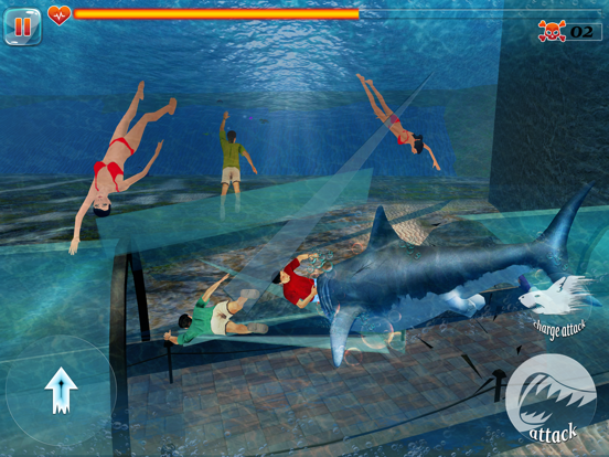 Скриншоты Scary Shark Unleashed 3D iPad 