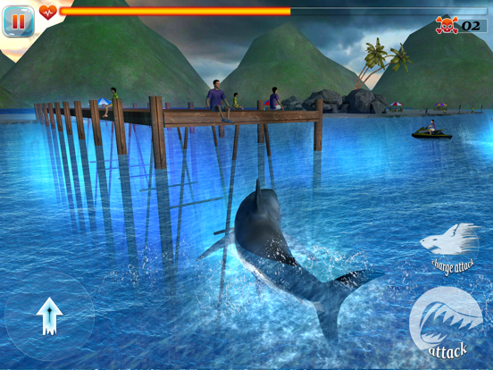 Скриншоты Scary Shark Unleashed 3D iPad 