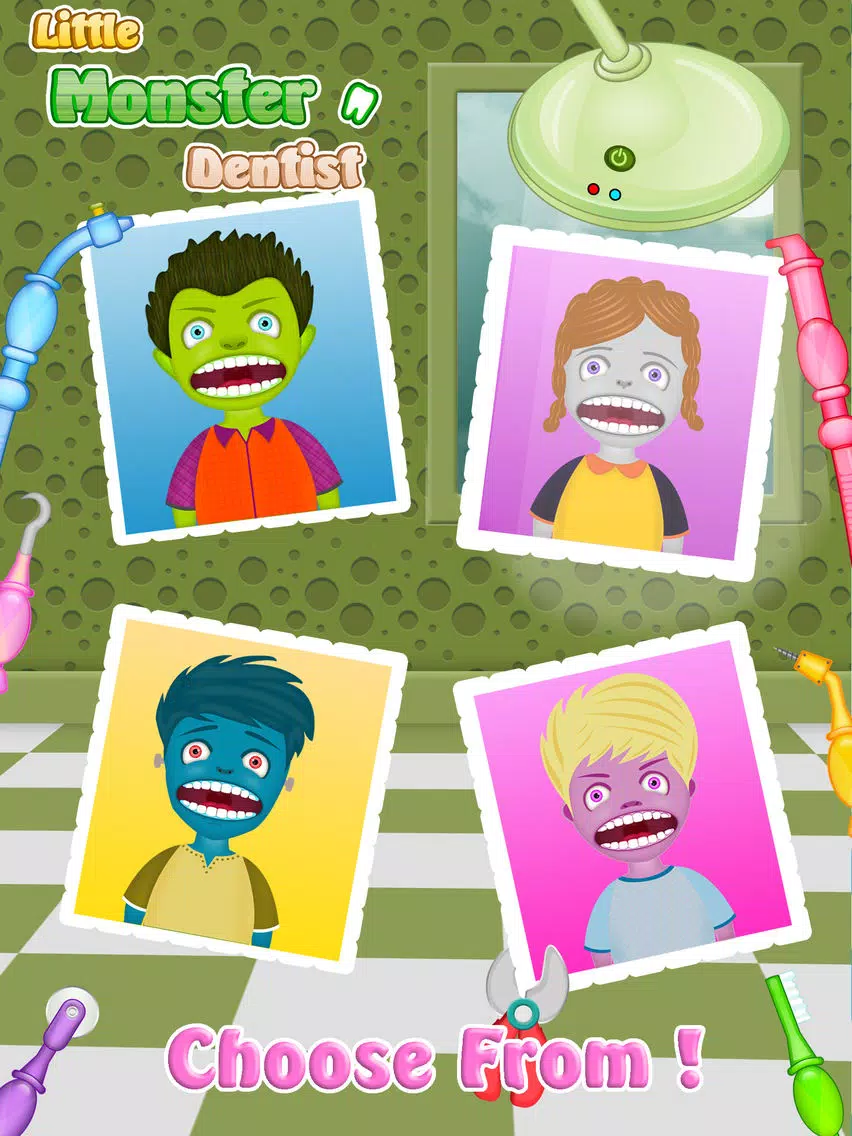 Little Crazy Monster Dentist iPad Screenshots