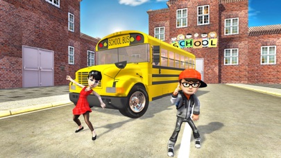 Crazy School Bus Transport Sim应用截图