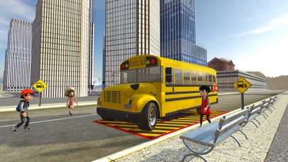 Crazy School Bus Transport Sim应用截图