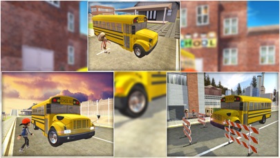Crazy School Bus Transport Sim应用截图