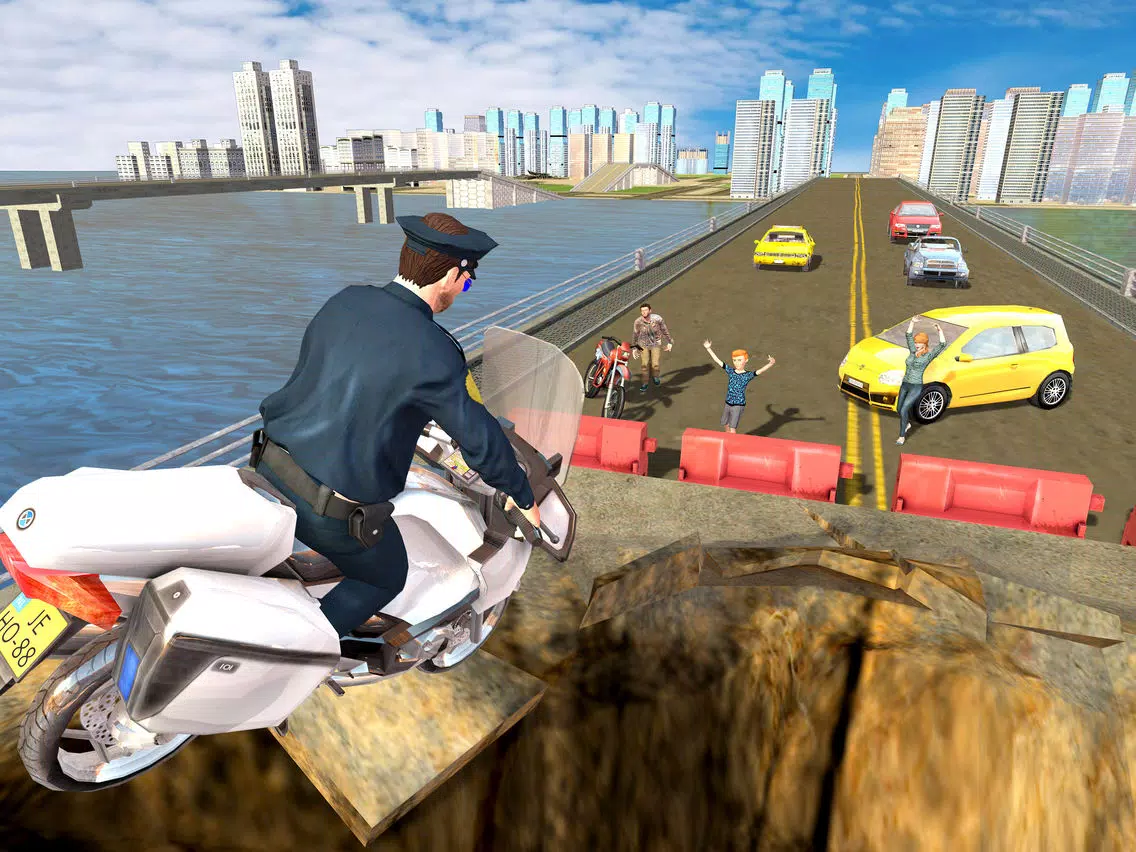 Flying Police Bike Rider 2016 - Ride & Fly Motorcyle in the City To be a Best Traffic police iPad 應用截圖