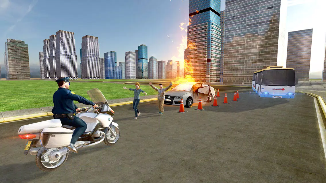 Flying Police Bike Rider 2016 - Ride & Fly Motorcyle in the City To be a Best Traffic police應用截圖