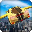 Futuristic Flying Car Drive 3D - Extreme Car Driving Simulator with Muscle Car & Airplane Flight Pilot FREE