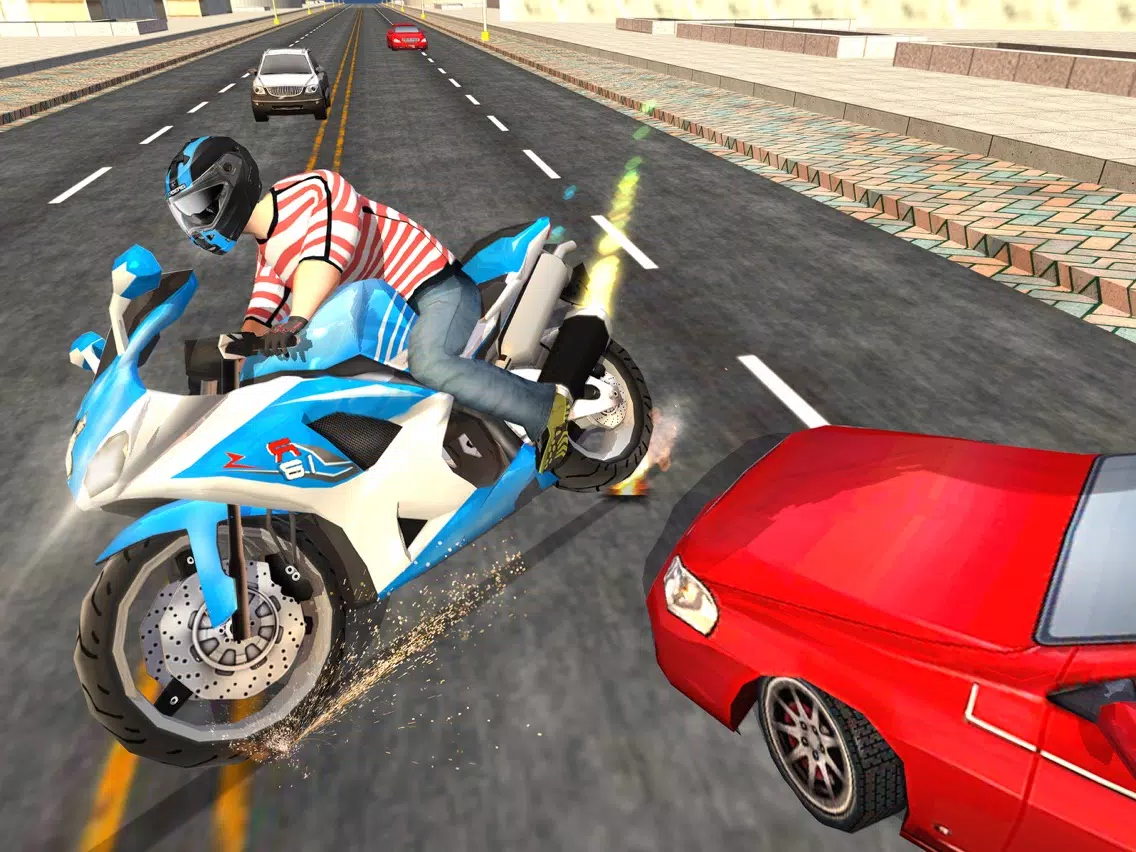 Highway Traffic Bike Escape 3D - Be a Bike Racer In This Motorcycle Game For FREE iPad 應用截圖