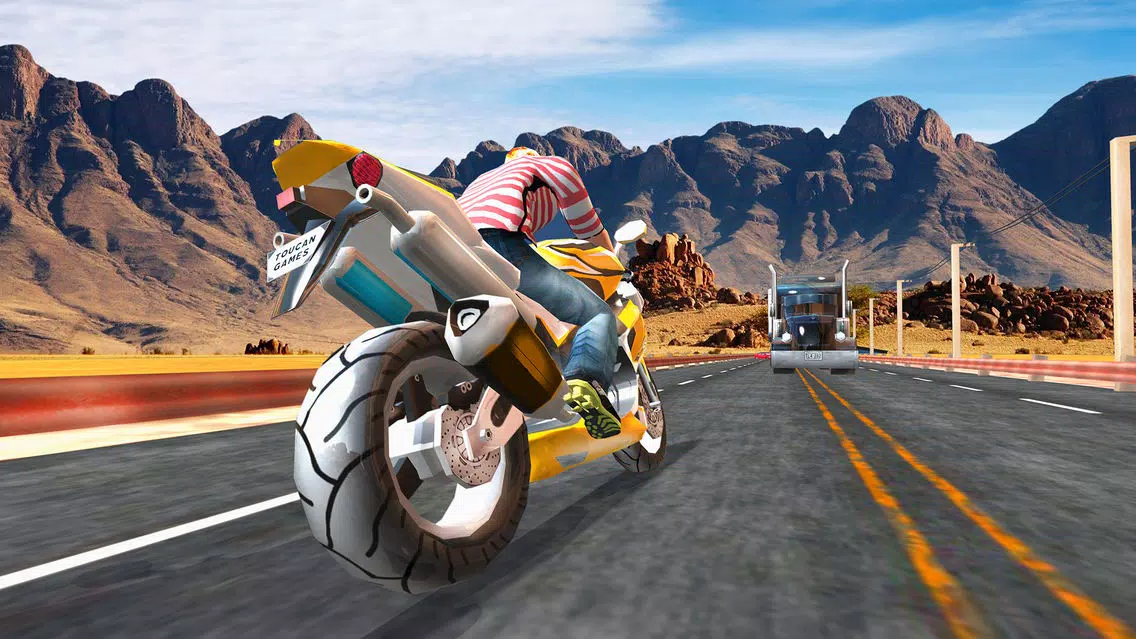 Highway Traffic Bike Escape 3D - Be a Bike Racer In This Motorcycle Game For FREE應用截圖