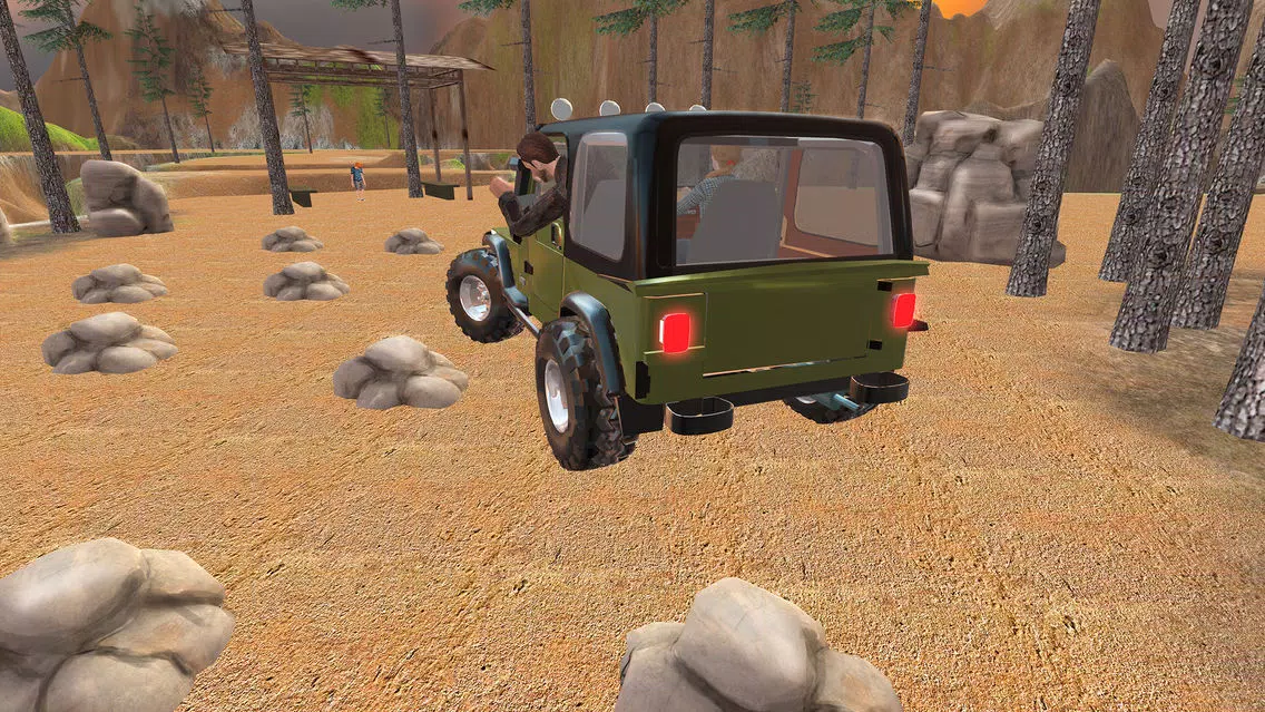 Offroad 4x4 Hill Flying Jeep - Fly & Drive Jeep in Hill Environment Screenshots