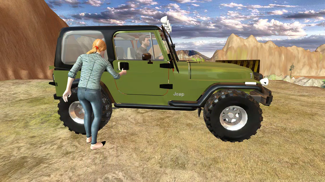 Offroad 4x4 Hill Flying Jeep - Fly & Drive Jeep in Hill Environment Screenshots