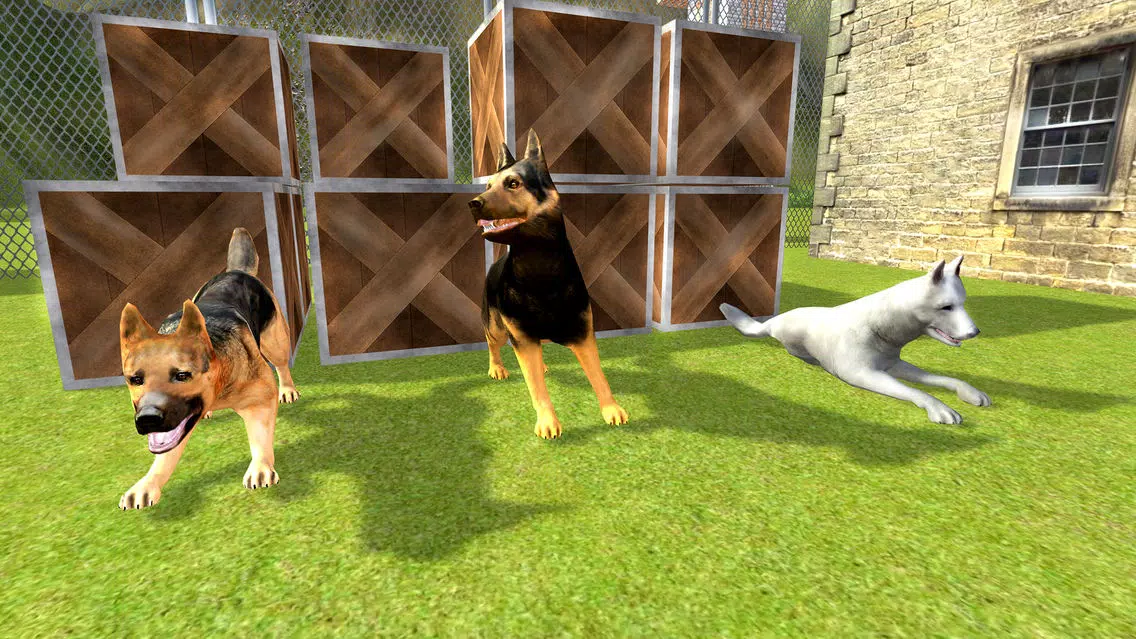 Captures d'écran de Police Dog Chase Prisoner Escape - Real Hard Time Dog Fighting Against City Crime of Robbers & Criminals
