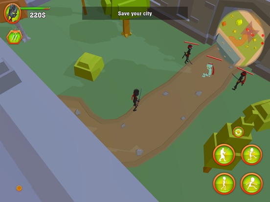 SuperHero Crime Fight: Ninja iPad  Screenshots
