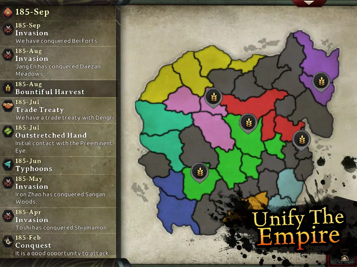 Autumn Dynasty Warlords iPad  سکرین شاٹس