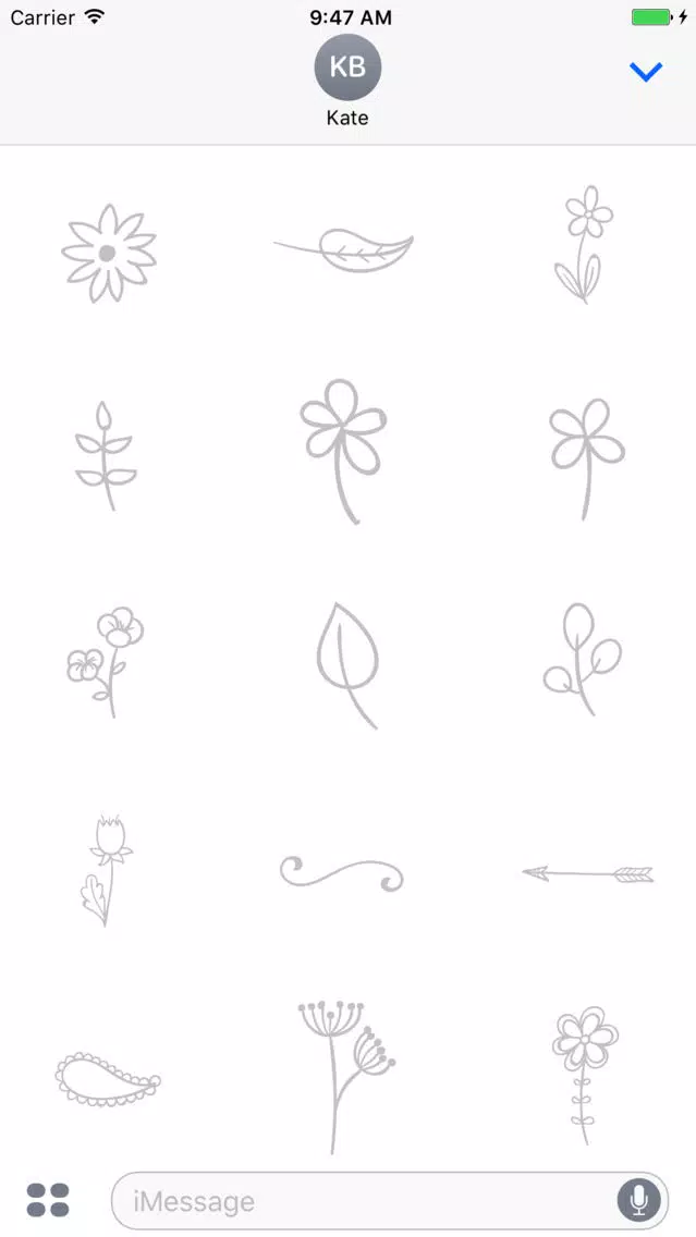 Animated Cute Flower Stickers Screenshots
