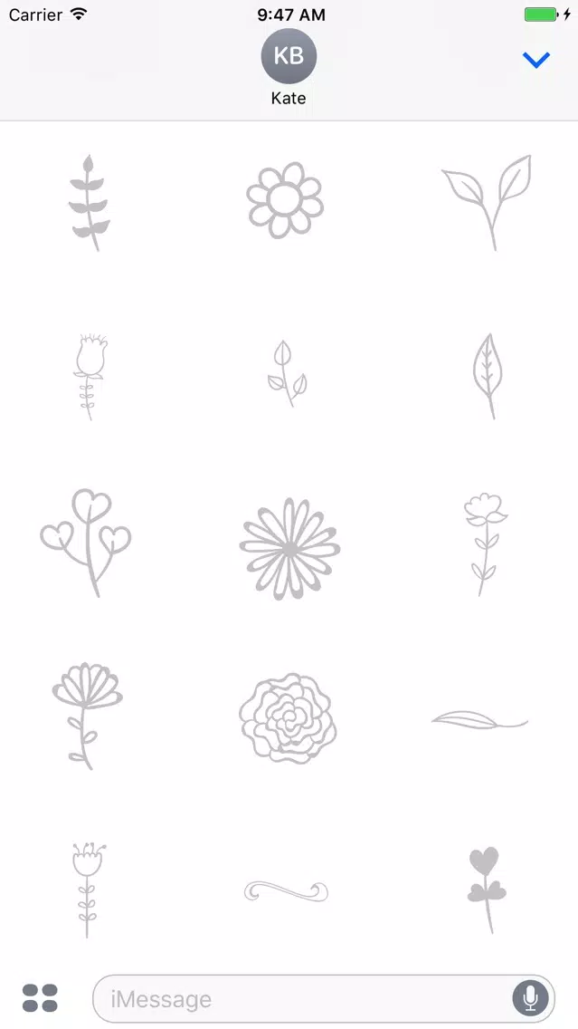 Animated Cute Flower Stickers Screenshots