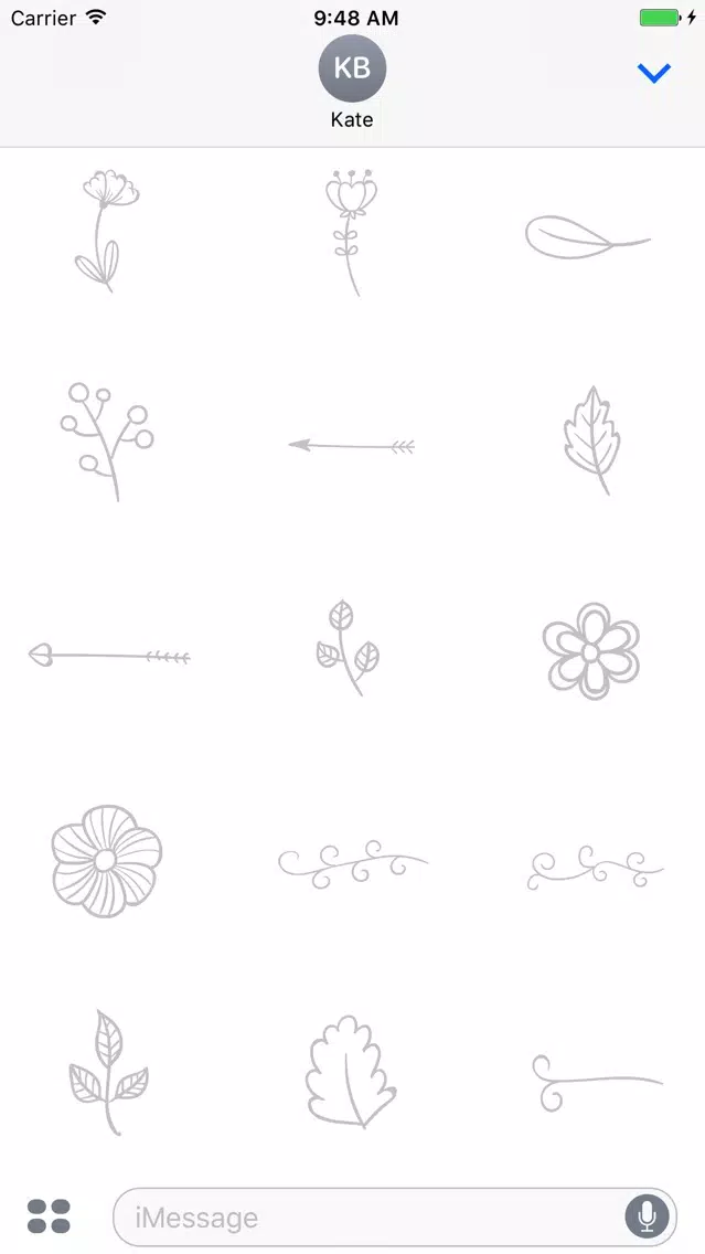 Animated Cute Flower Stickers Screenshots