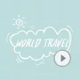 Animated Cute Travel Stickers