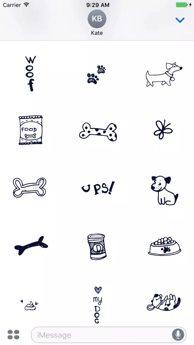 Animated Cute Dog Stickers Screenshots