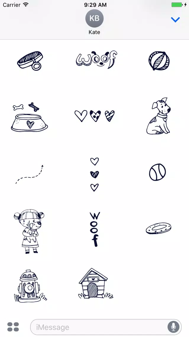 Animated Cute Dog Stickers Screenshots