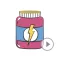 Animated Fitness Stickers