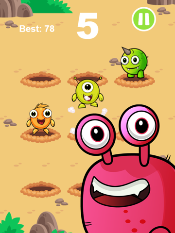 Tangkapan layar Whack An Alien Mole Invader - Smash The Cute Miner Invaders From Mars! iPad 