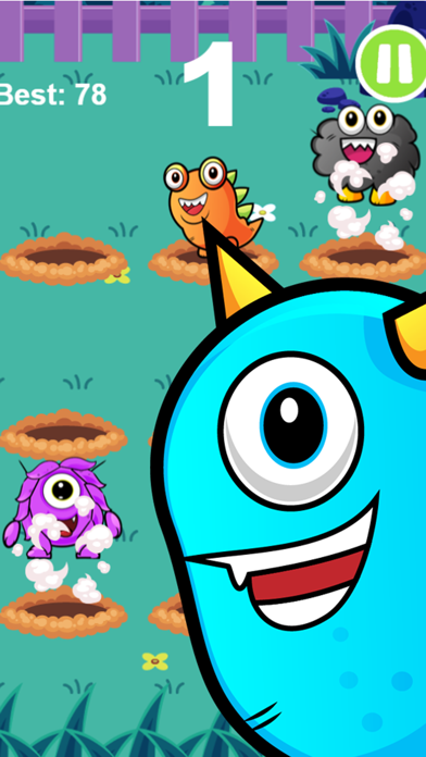Tangkapan layar Whack An Alien Mole Invader - Smash The Cute Miner Invaders From Mars!