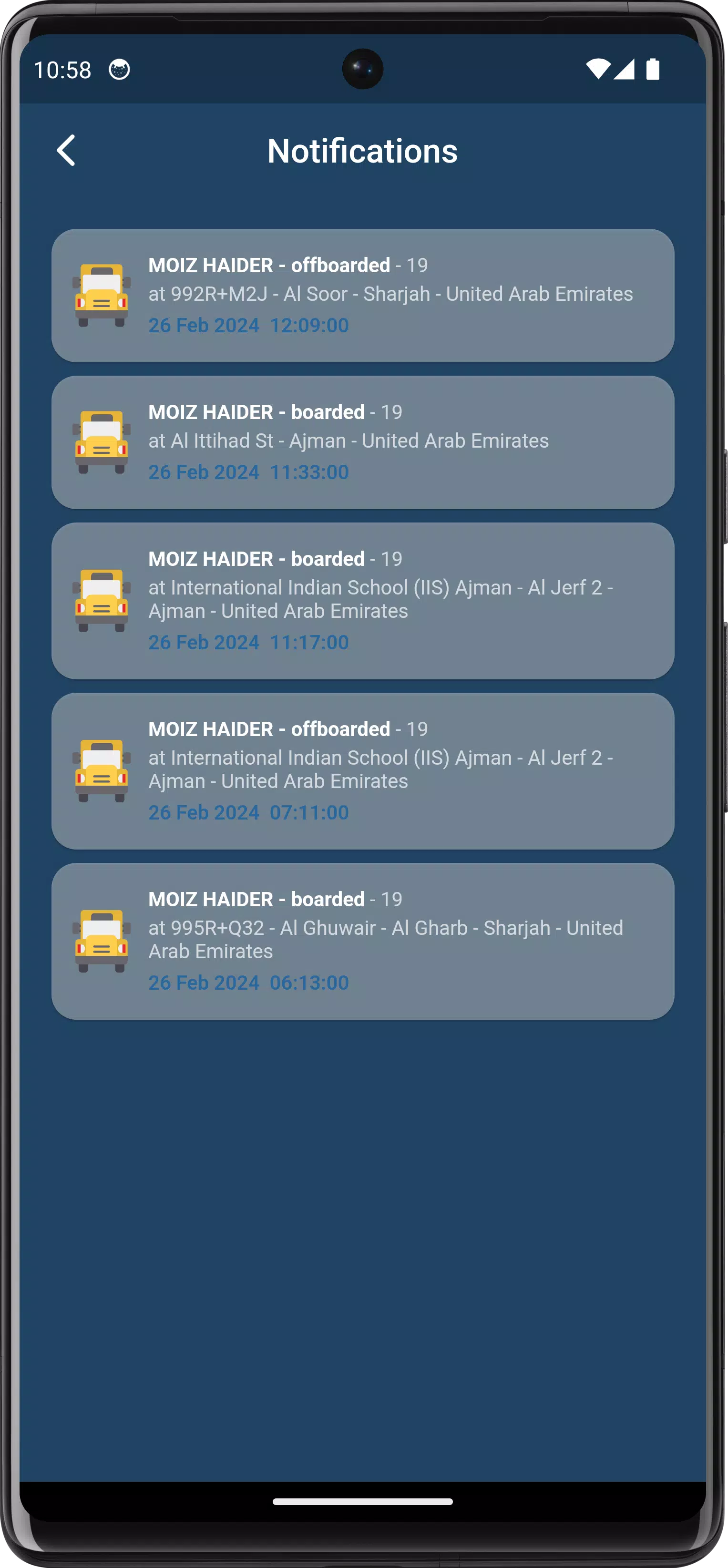Concord Transport Screenshots