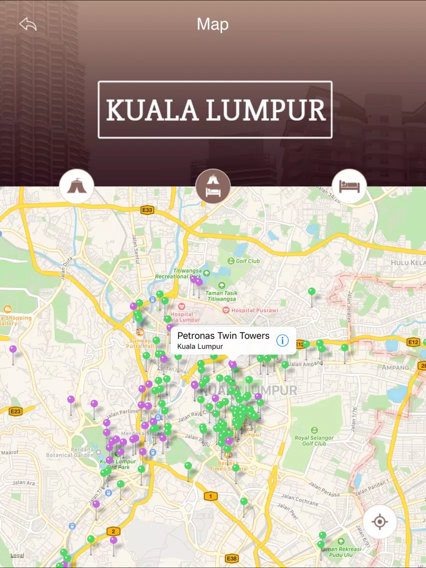 Tourism Kuala Lumpur iPad Screenshots