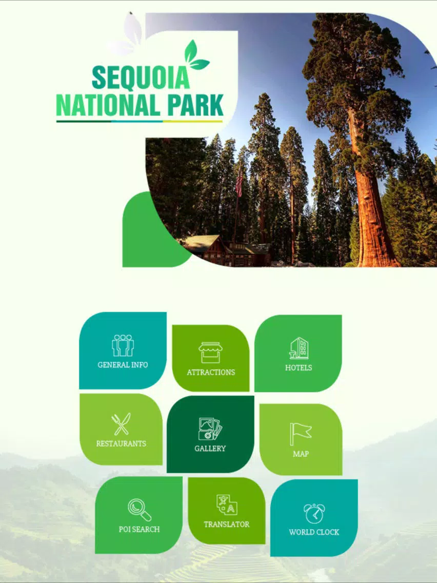 Sequoia National Park Travel Guide iPad Screenshots