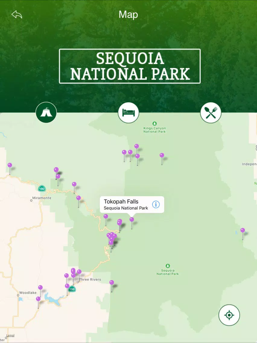 Sequoia National Park Travel Guide iPad Screenshots