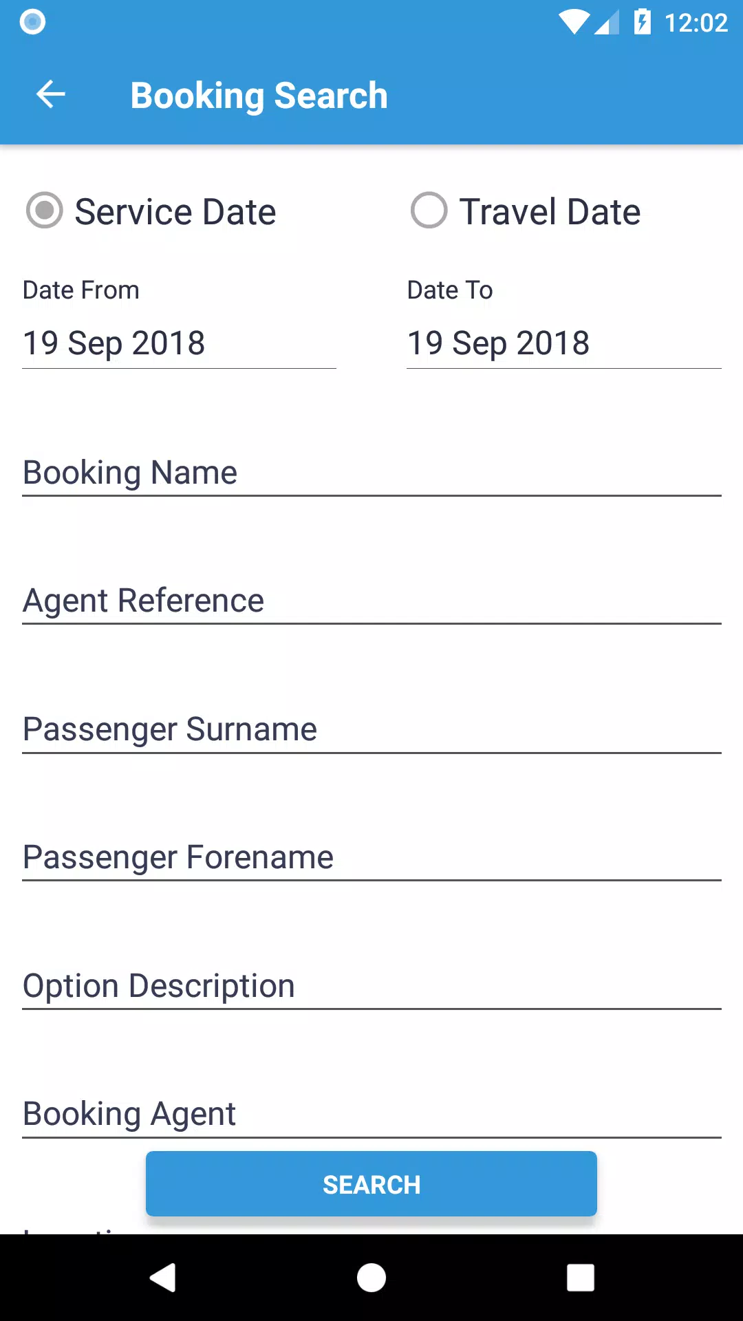 Tourplan Operations Screenshots