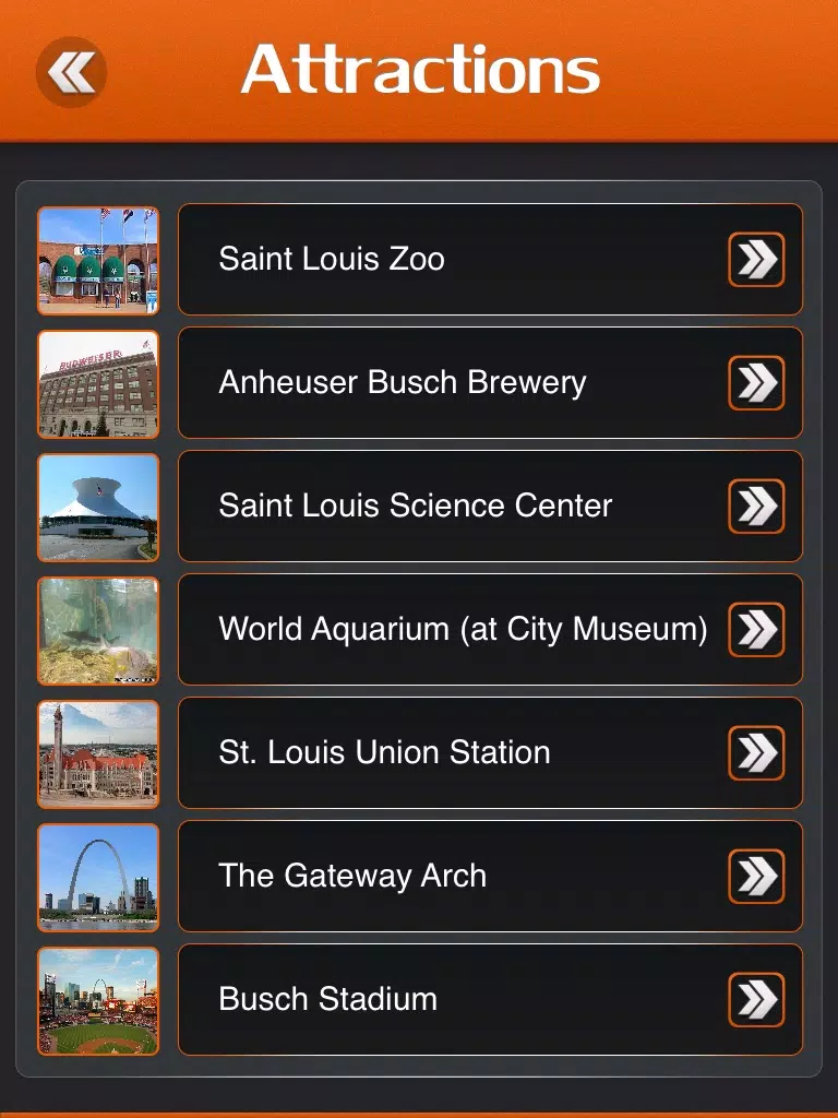 St. Louis City Guide iPad Screenshots