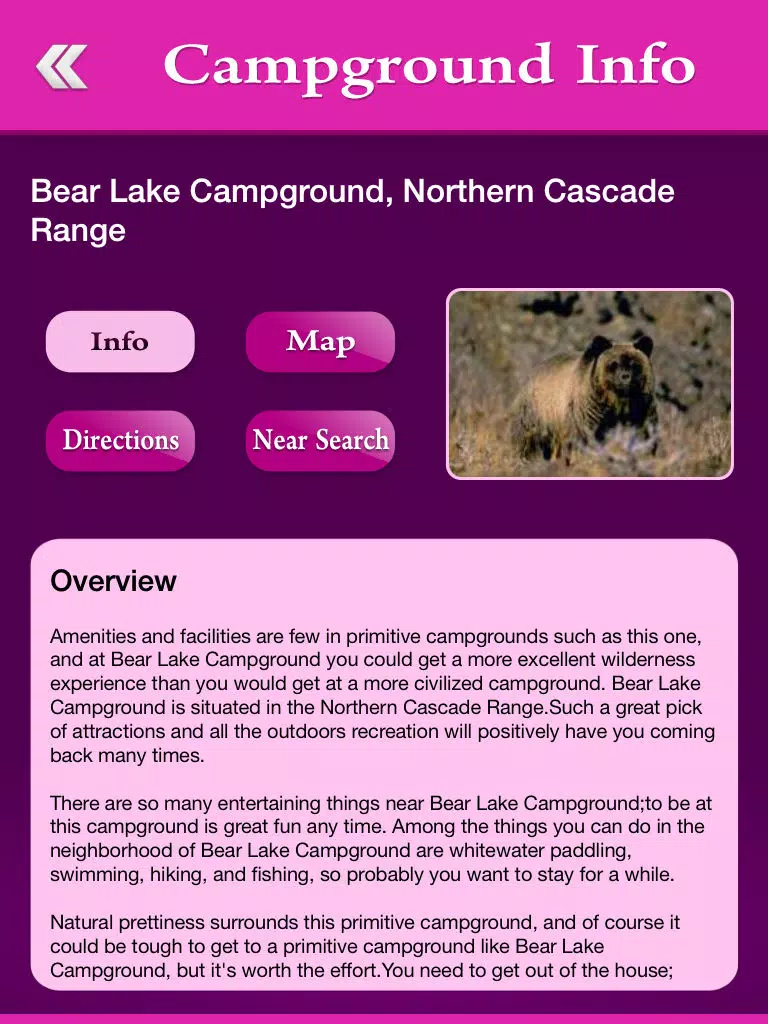 Washington Campgrounds and RV Parks iPad स्क्रीनशॉट
