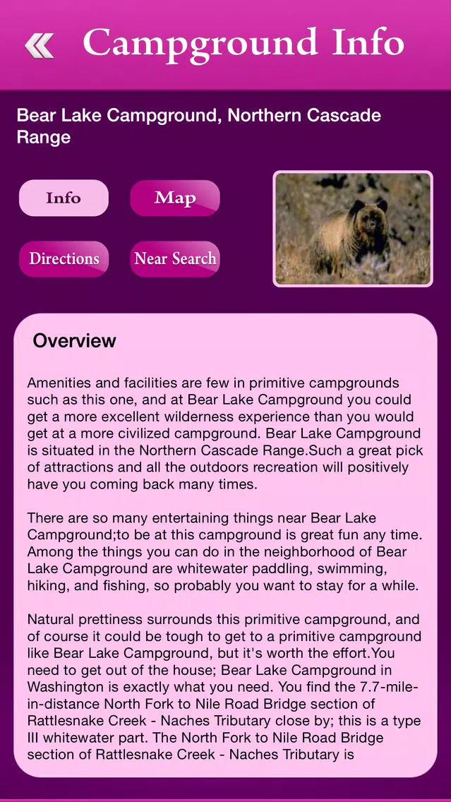 Washington Campgrounds and RV Parks स्क्रीनशॉट