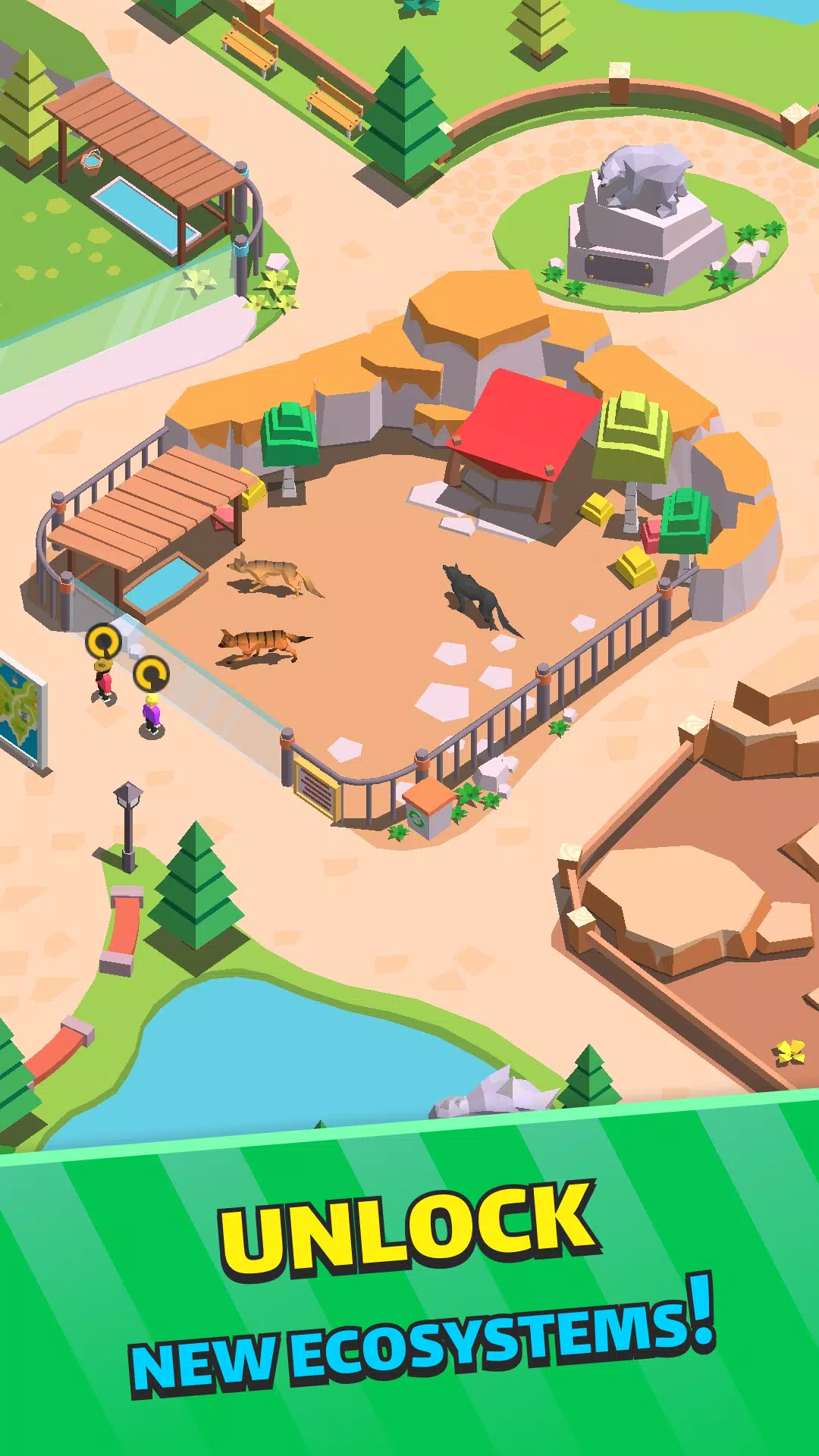 Zoo Idle: Exotic Park Tycoon應用截圖