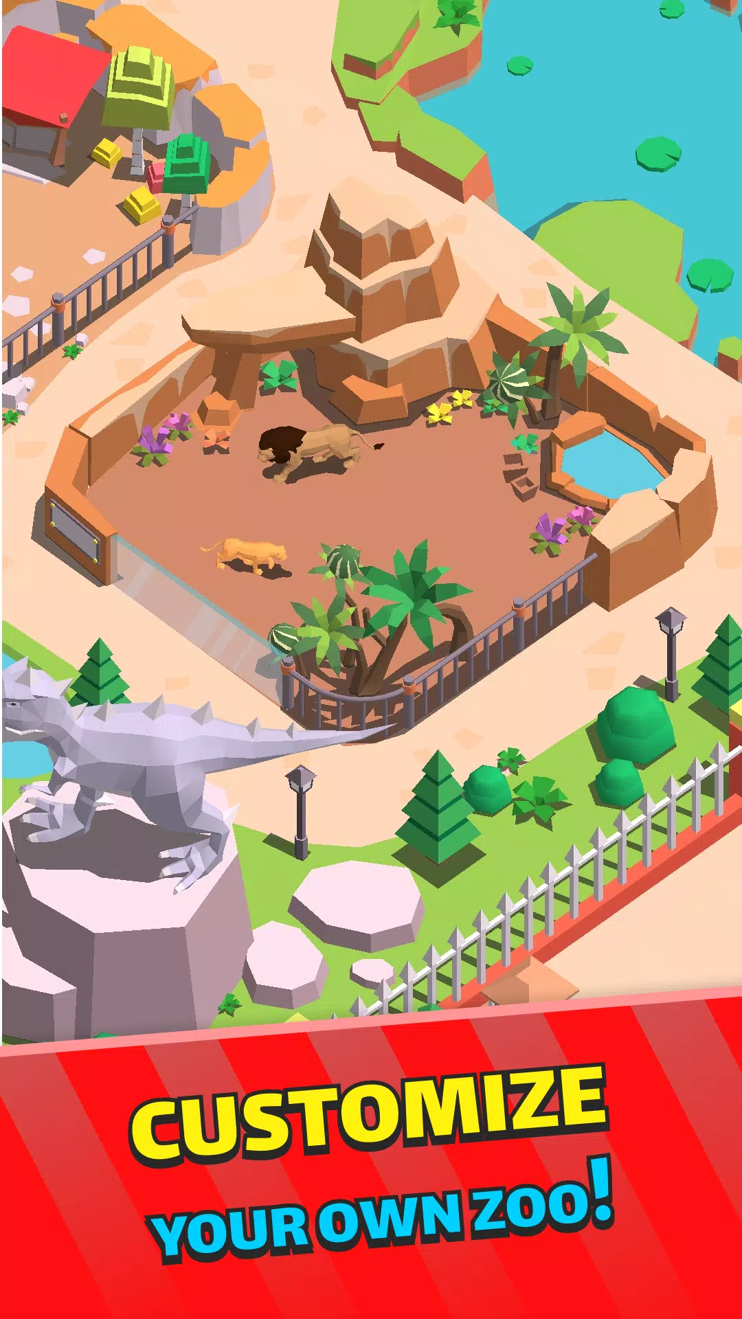 Zoo Idle: Exotic Park Tycoon應用截圖