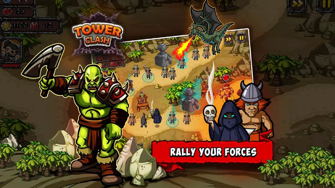 Capturas de tela do Tower Clash TD