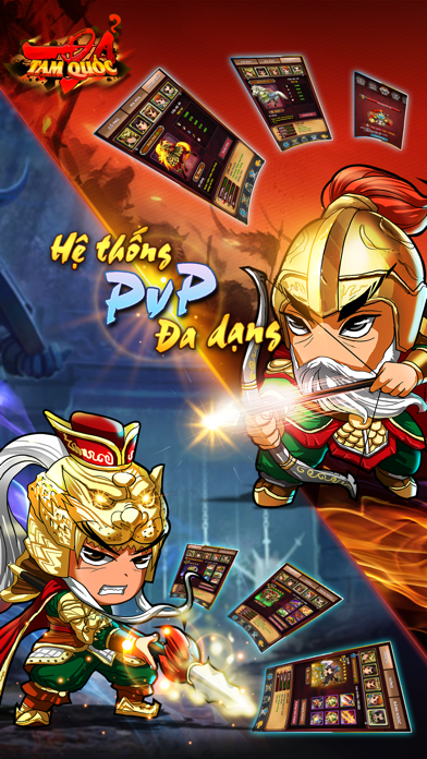 Tangkapan layar Đả Tam Quốc myG
