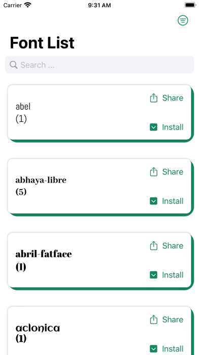 Design Font Space for Cricut Screenshots